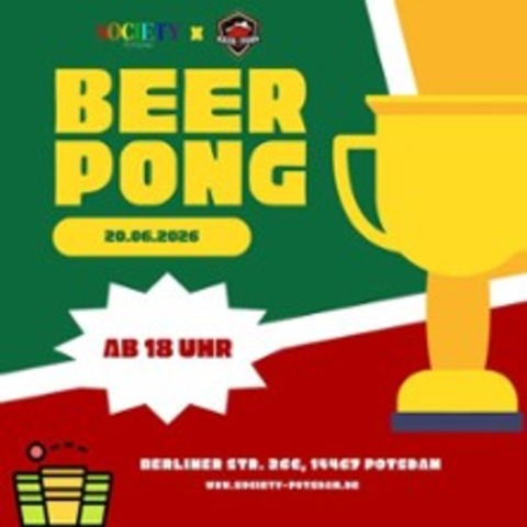Beerpong-Turnier 2026 - POTSDAM - 20.06.2026 18:00