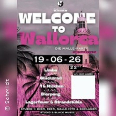 Welcome to Wallorca! - ROSTOCK - 19.06.2026 22:00