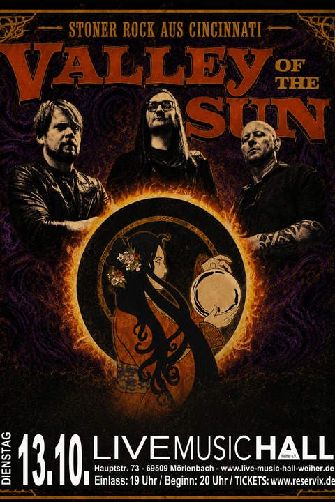 Valley Of The Sun - Europeen Tour 2026 - M�rlenbach - 13.10.2026 20:00