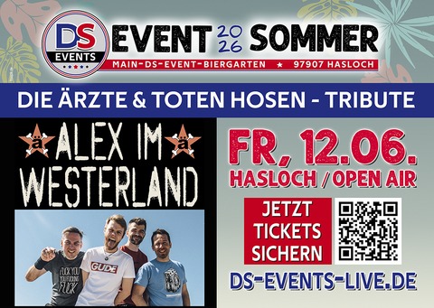 Die �rzte & Toten Hosen -Tribute Alex im Westerland - Die �rzte & Toten Hosen - Hasloch - 12.06.2026 20:00