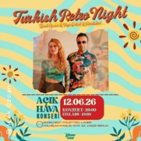 Turkish Retro Night Band - Open-Air Sommerkonzert - BERLIN - 12.06.2026 20:00