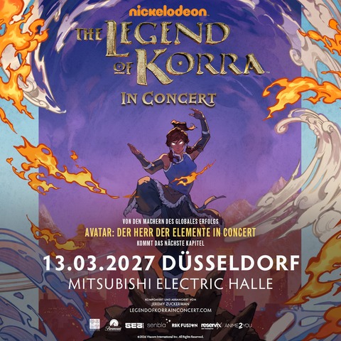 AVATAR: The Legend of Korra in Concert - D�sseldorf - 13.03.2027 20:00