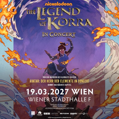AVATAR: The Legend of Korra in Concert - Wien - 19.03.2027 20:00