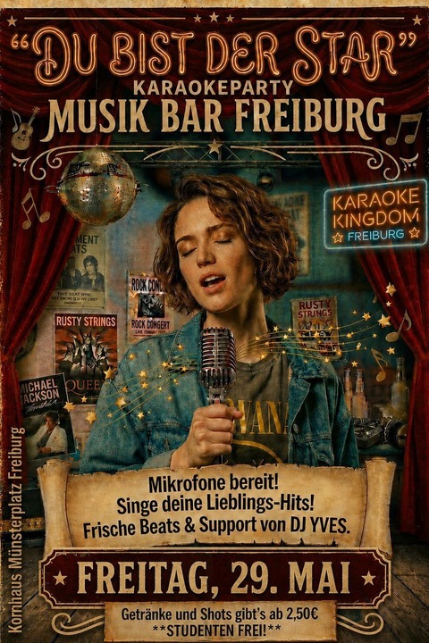 Karaoke-Party mit DJ Yves - Freiburg - 29.05.2026 20:00
