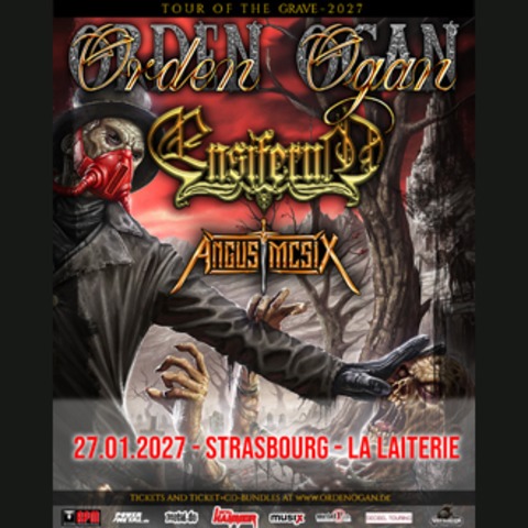 Orden Ogan „Tour of the Grave“ + Ensiferum + Angus McSix - Stra�burg - 27.01.2027 19:00