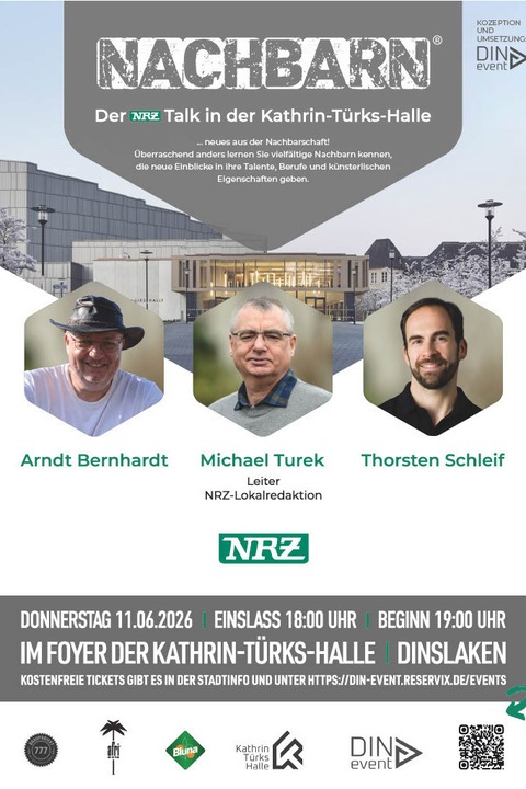 NRZ-Nachbarschaftstalk - Neues aus der Nachbarschaft - Dinslaken - 11.06.2026 19:00