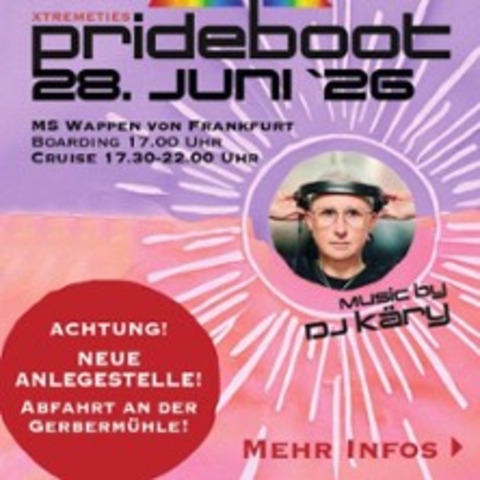Xtremeties PLINTA Prideboot - FRANKFURT AM MAIN - 28.06.2026 17:00