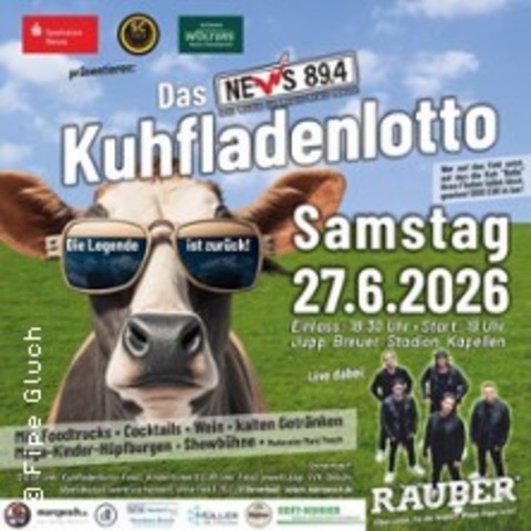 NE-WS 89.4 Kuhfladenlotto | Die Legende ist zur�ck - GREVENBROICH - 27.06.2026 19:00