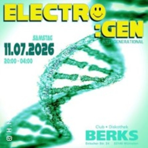 ELECTRO:GEN - W�RSELEN (AACHEN) - 11.07.2026 20:00