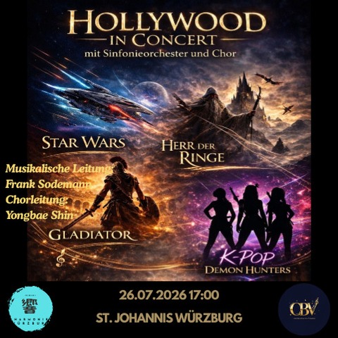 Hollywood in Concert mit Sinfonieorchester und Chor - W�rzburg - 26.07.2026 17:00