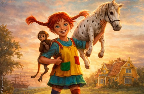 Pippi Langstrumpf (5+) - Familienabendteuer nach Astrid Lindgren - Kornwestheim - 31.01.2027 15:00