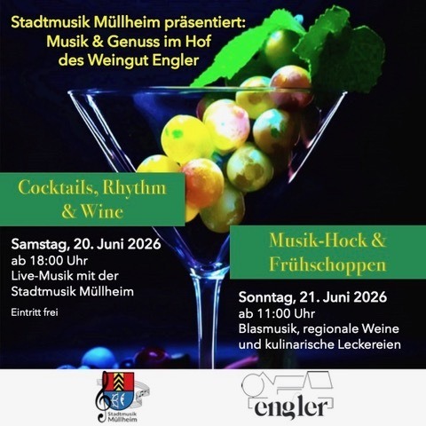 Cocktails, Rhythm and Wine - M�llheim - 20.06.2026 18:00