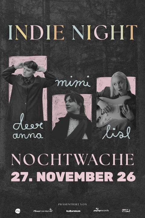 INDIE NIGHT w/Deer Anna, Mimi & Lisl - Indie-Night - Hamburg - 27.11.2026 20:30