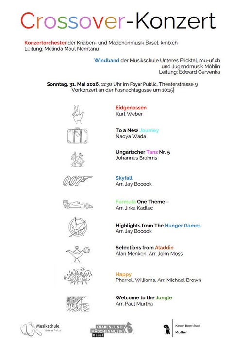 Orchester der Knaben- und M�dchenmusik Basel - Basel - 31.05.2026 11:30
