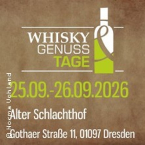 Whisky & Genuss Tage Dresden - Dresden - 25.09.2026 16:00