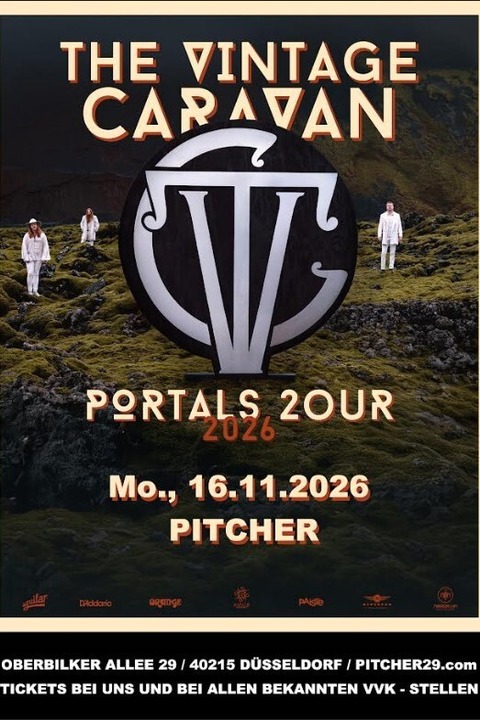 THE VINTAGE CARAVAN - „Portals Tour 2026“ - D�sseldorf - 16.11.2026 19:00