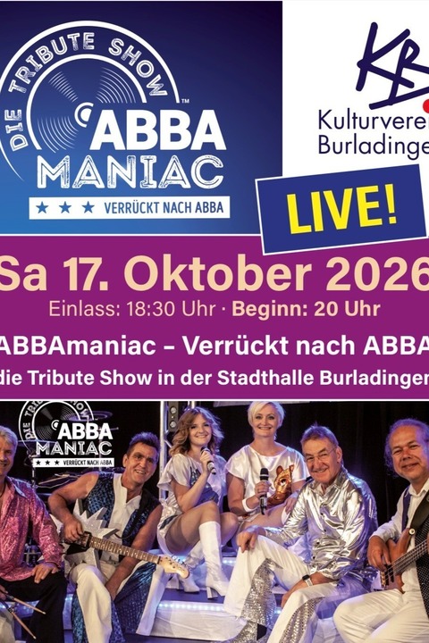 ABBAmaniac - Burladingen - 17.10.2026 20:00