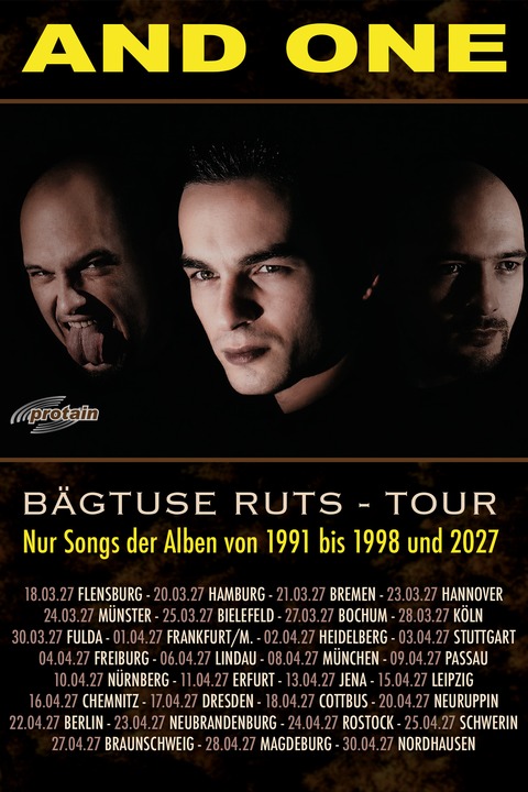 AND ONE - B�GTUSE RUTS TOUR 2027 - Freiburg - 04.04.2027 20:00