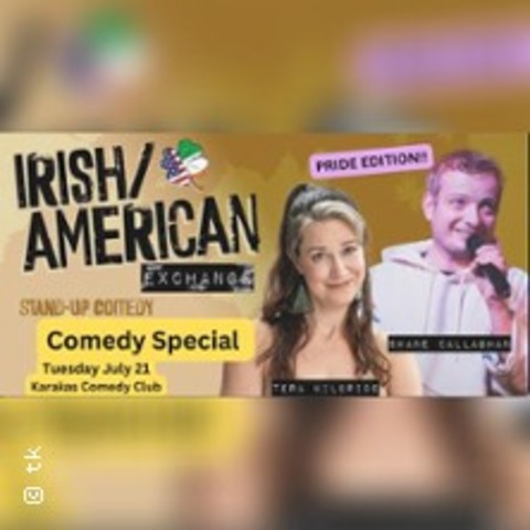 Irish American English Comedy Show - BERLIN - 21.07.2026 21:00