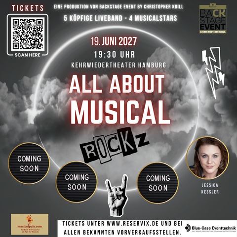 All about Musical - Rockz - mit ; weitere Darsteller werden w�chentlich bekannt gegeben! - HAMBURG - 19.06.2027 19:30