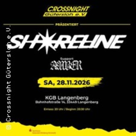 Shoreline - Pr�sentiert von Crossnight G�tersloh e.V. - Langenberg - 28.11.2026 20:30