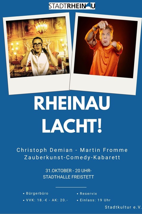 Rheinau lacht! - Rheinau - 31.10.2026 20:00
