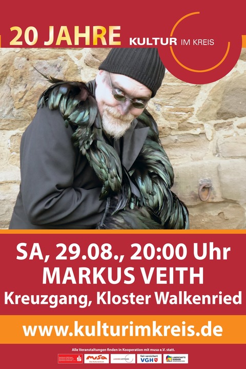Markus Veith - Rabenschwarze Nachtgeschichten - Walkenried - 29.08.2026 20:00