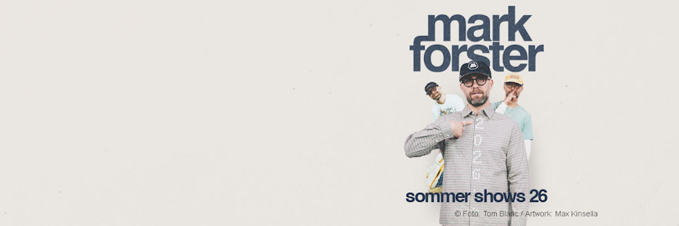 Mark Forster - Sommer Shows 2026