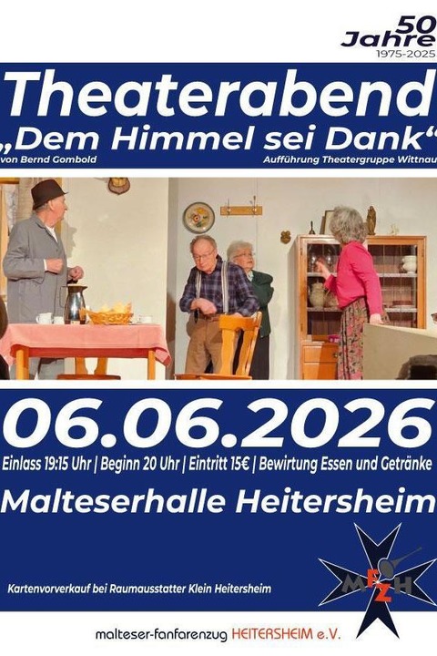 Dem Himmel sei Dank - Heitersheim - 06.06.2026 20:00