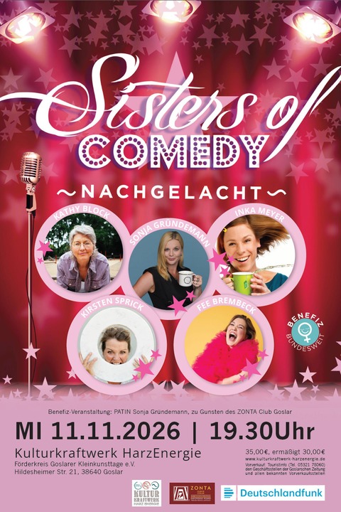 Sisters of Comedy - Nachgelacht Vol. VIII - Goslar - 11.11.2026 19:30