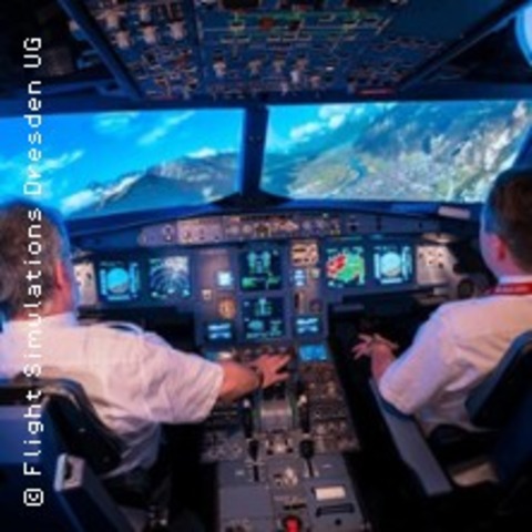 Fliegen im A320 Simulator - 90 Minuten - DRESDEN - 12.08.2026 14:00