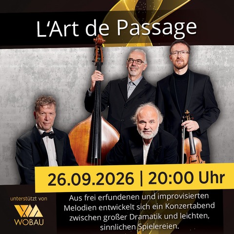 L'Art de Passage | Magdeburg | machwerk - Magdeburg - 26.09.2026 20:00