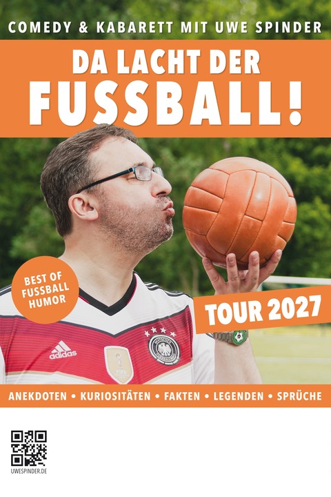 Uwe Spinder: Da lacht der Fu�ball - Tour 2027 - Kabarett & Comedy - Geithain - 02.05.2027 18:00