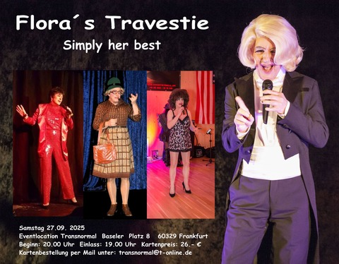 Flora's Travestie - Simply her best - FRANKFURT AM MAIN - 10.10.2026 20:00