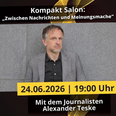 KOMPAKT Salon mit Alexander Teske | Magdeburg | machwerk - Magdeburg - 24.06.2026 19:00