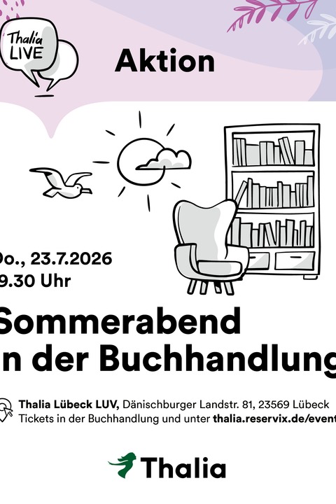 Sommerabend in der Buchhandlung - L�beck - 23.07.2026 19:30