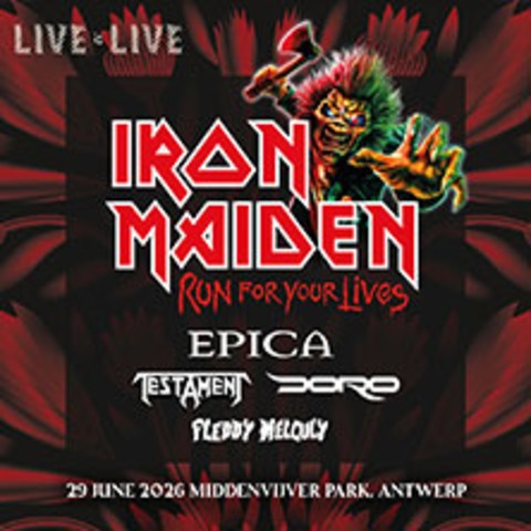 Live is Live 2026 - Iron Maiden - ANTWERPEN - 29.06.2026 00:00