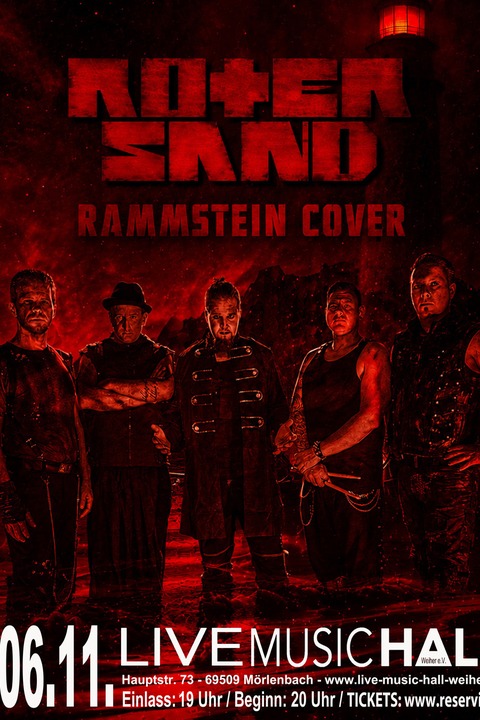Roter Sand - Rammstein Cover aus Bremerhaven - M�rlenbach - 06.11.2026 20:00
