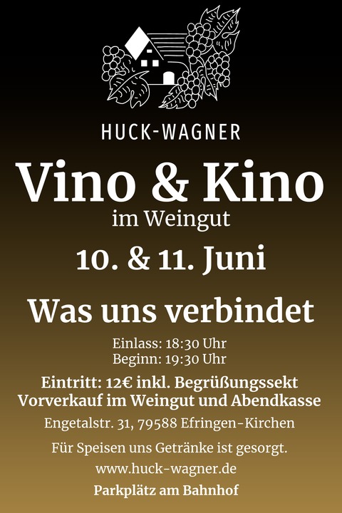 VINO & KINO - Efringen-Kirchen - 10.06.2026 18:30