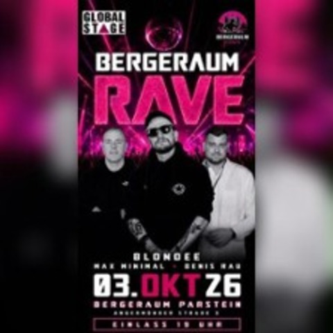 Bergeraum Rave - PARSTEINSEE - 03.10.2026 19:00