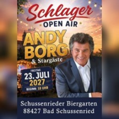 Schlager Open Air mit Andy Borg - Bad Schussenried - 23.07.2027 18:00
