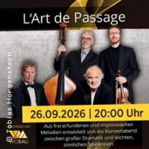 L’Art de Passage - Tobias Morgenstern | Magdeburg - MAGDEBURG - 26.09.2026 20:00