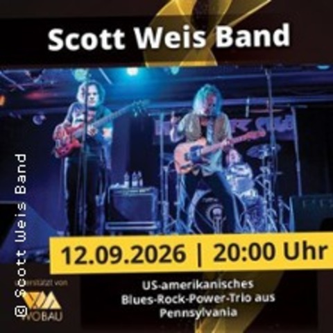 Scott Weis Band (USA) | Magdeburg - MAGDEBURG - 12.09.2026 20:00