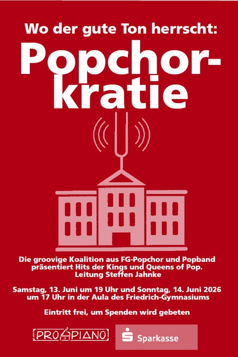 Friedrich-Gymnasium Popchor und Popband - Freiburg - 14.06.2026 17:00