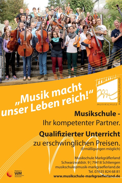 Musikschulfest der Musikschule Markgr�flerland - Neuenburg - 26.06.2026 18:30