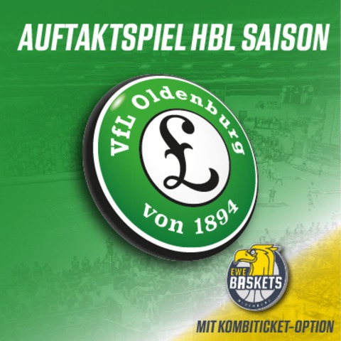 Dauerkarten Kombiticket f�r Baskets Day (Testspiel) - Oldenburg - 06.09.2026 14:30