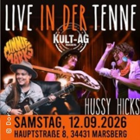 Hussy Hicks & Minnie Marks - Hussy Hicks and Minnie Marks live in Marsberg! - MARSBERG - 12.09.2026 20:00