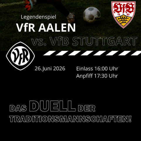 VfR Aalen Legends - VfB Stuttgart Legends - Aalen - 26.06.2026 17:30