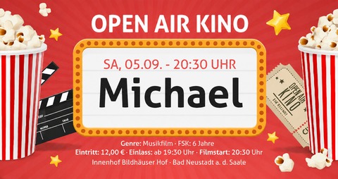Open Air Kino - Michael - Bad Neustadt - 05.09.2026 20:30