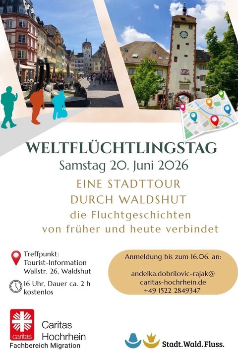 Stadtf�hrung zum Weltfl�chtlingstag - Waldshut-Tiengen - 20.06.2026 16:00